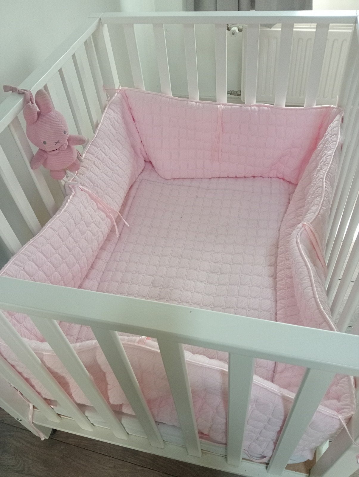 Mooi wit babypark in goede staat, Ophalen, Gebruikt, In hoogte verstelbaar