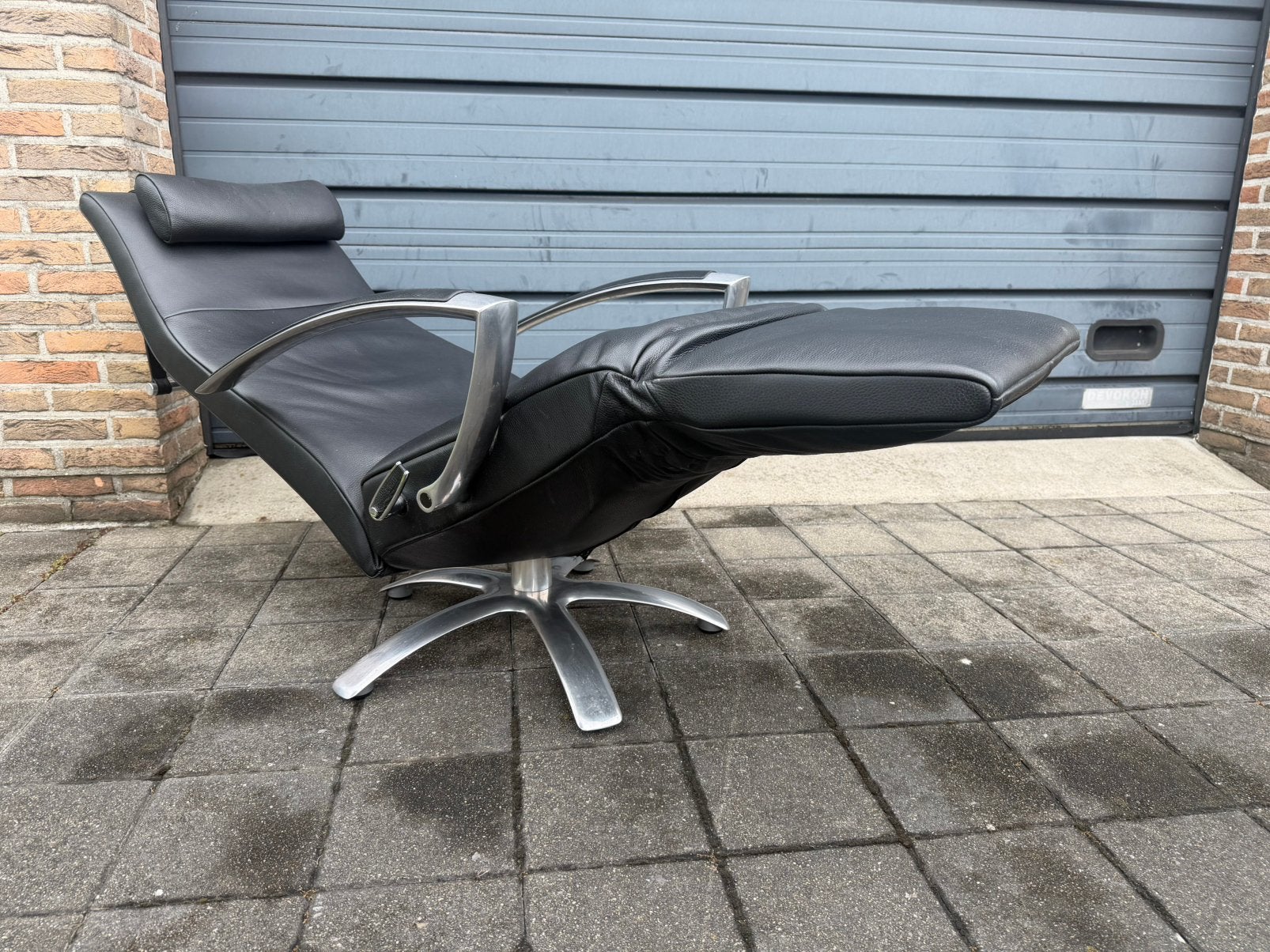 Recente Jori Brainbuilder relax zwart leder, medi, mono-move, Ophalen of Verzenden, Durlet leolux rolf benz natuzzi minotti xooon hukla stressless