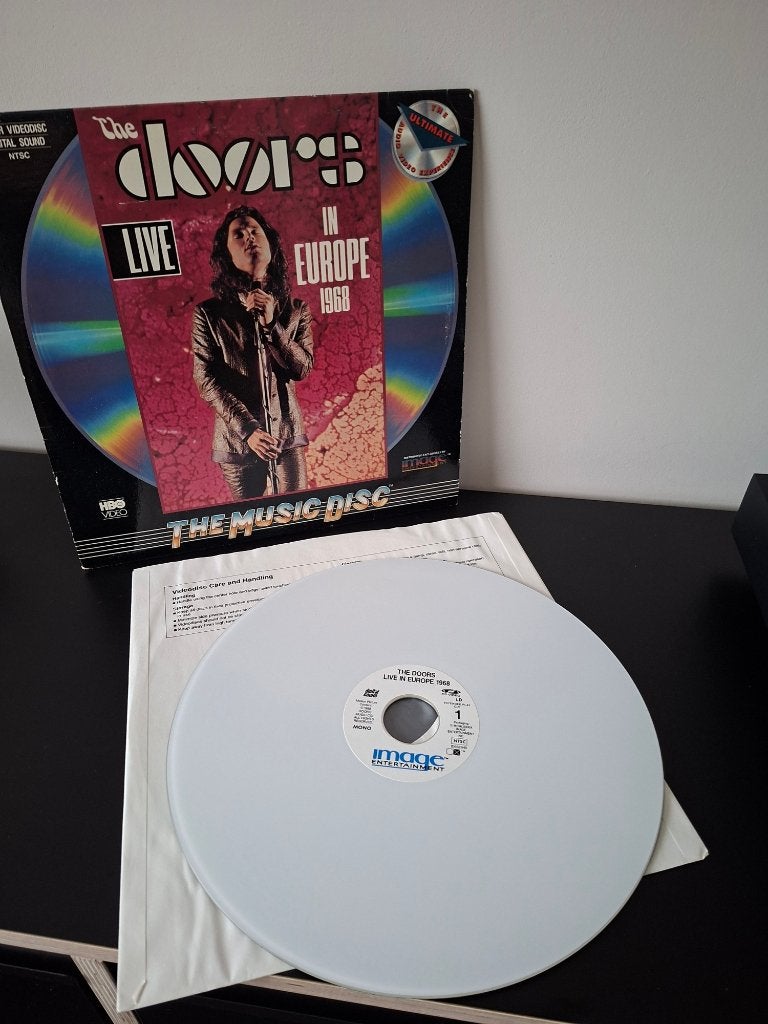 The Doors Laserdisc Live in Europe 1968, CD & DVD, Enlèvement, Comme neuf, Rock classique, Album live