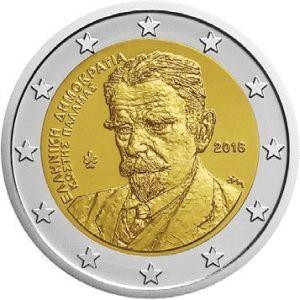 2018 Griekenland Kostis Palamas, Postzegels en Munten, Munten | Europa | Euromunten, Ophalen of Verzenden, Griekenland, 2 euro