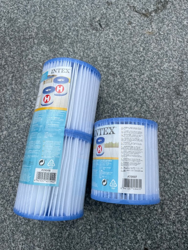 Intex filter H, Ophalen, Filter