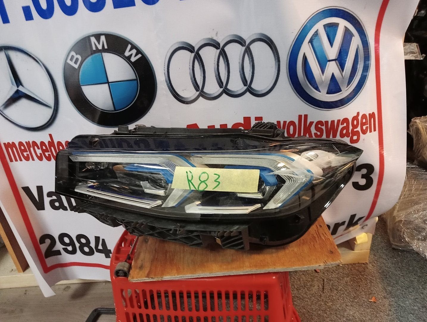 KOPLAMP LINKS BMW 3 G20 G21 LCI LASER VOLL LED, -, Utilisé, -, Enlèvement ou Envoi