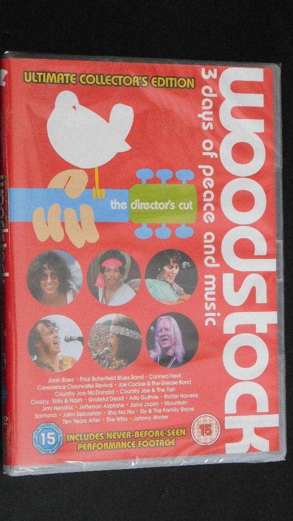 DVD WOODSTOCK - 3 days of peace and music, Comprend un boîtier, Anglais, Enlèvement, Neuf, dans son emballage