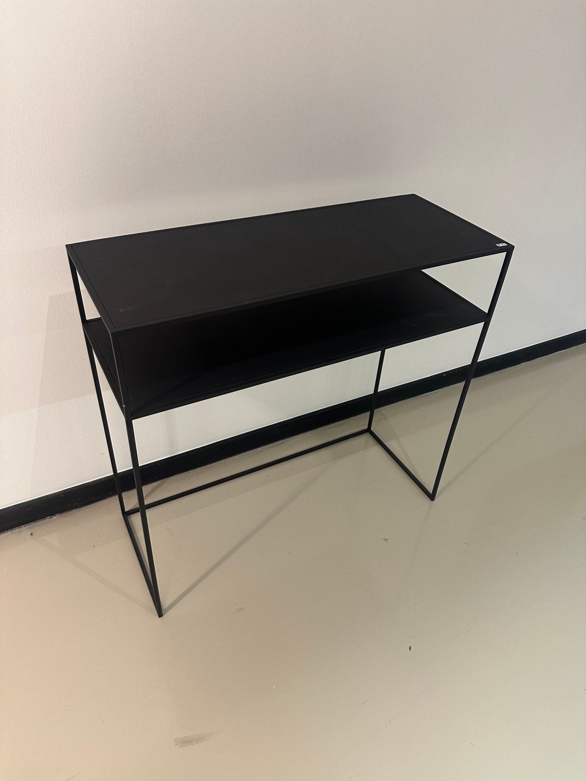 Console Blomus en métal noir, Enlèvement, Comme neuf, 25 à 50 cm, Métal