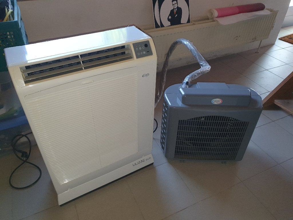 Argo Ulisse mobiele split-airco - Compleet - zeer stil, Refroidissement et Déshumidification, Classe énergétique A ou plus économe