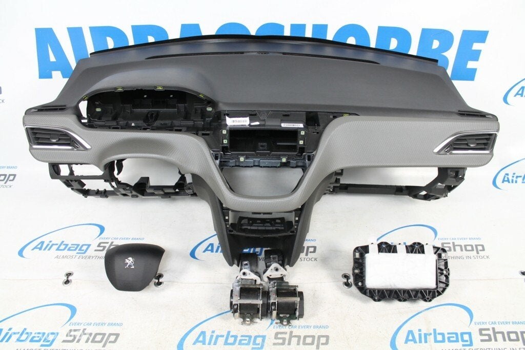 Airbag kit Tableau de bord gris carbon Peugeot 208