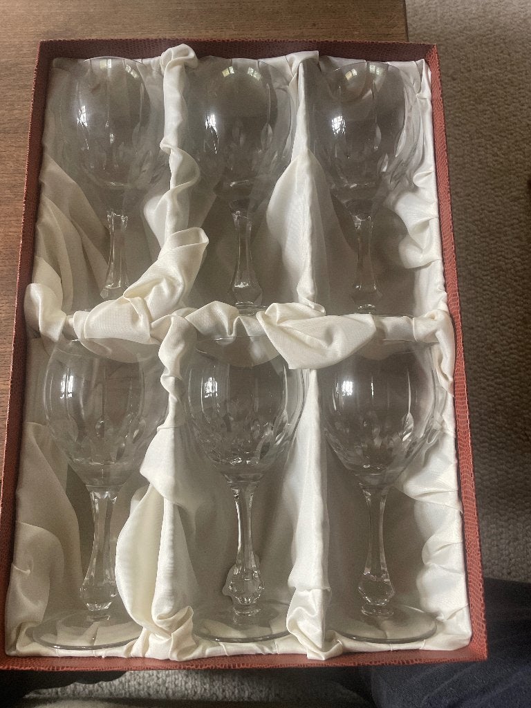 Wijnglazen cristal, Collections, Enlèvement, Comme neuf, Vin rouge