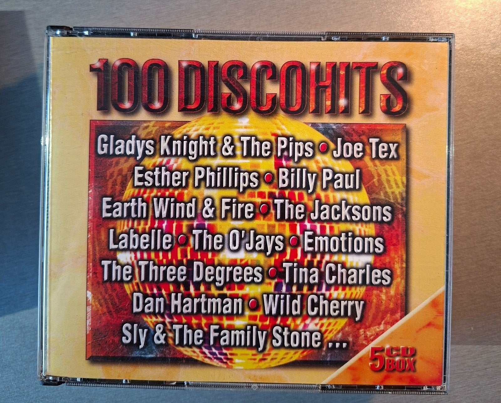 5cd box. 100 Discohits (Sony)., Cd's en Dvd's, Ophalen of Verzenden