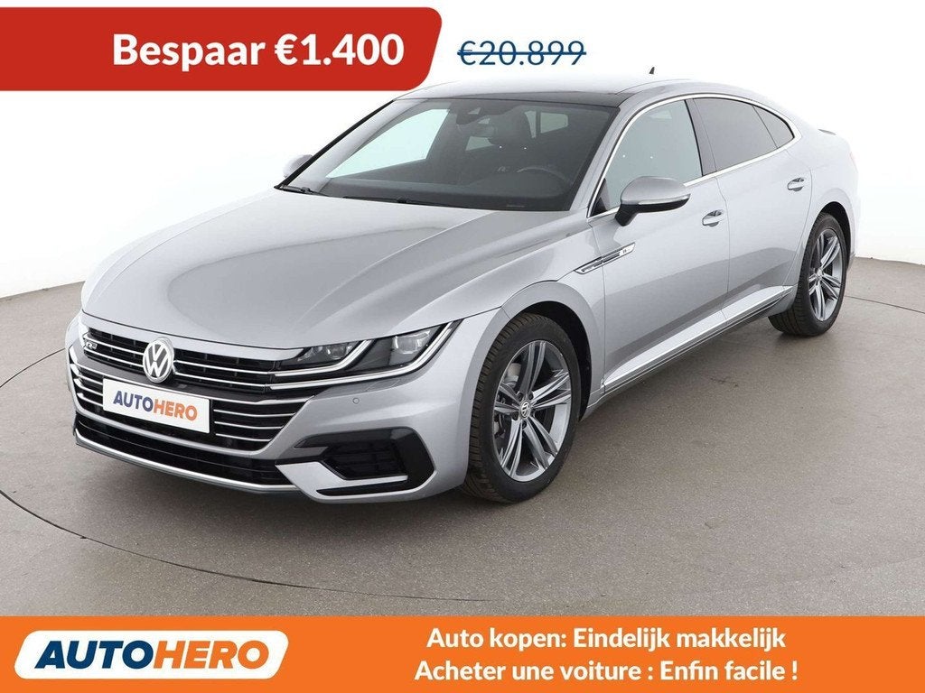 Volkswagen Arteon 2.0 TDI R-Line (bj 2017, automaat), Auto's, 116 g/km, Alcantara, 5 deurs, 150 pk