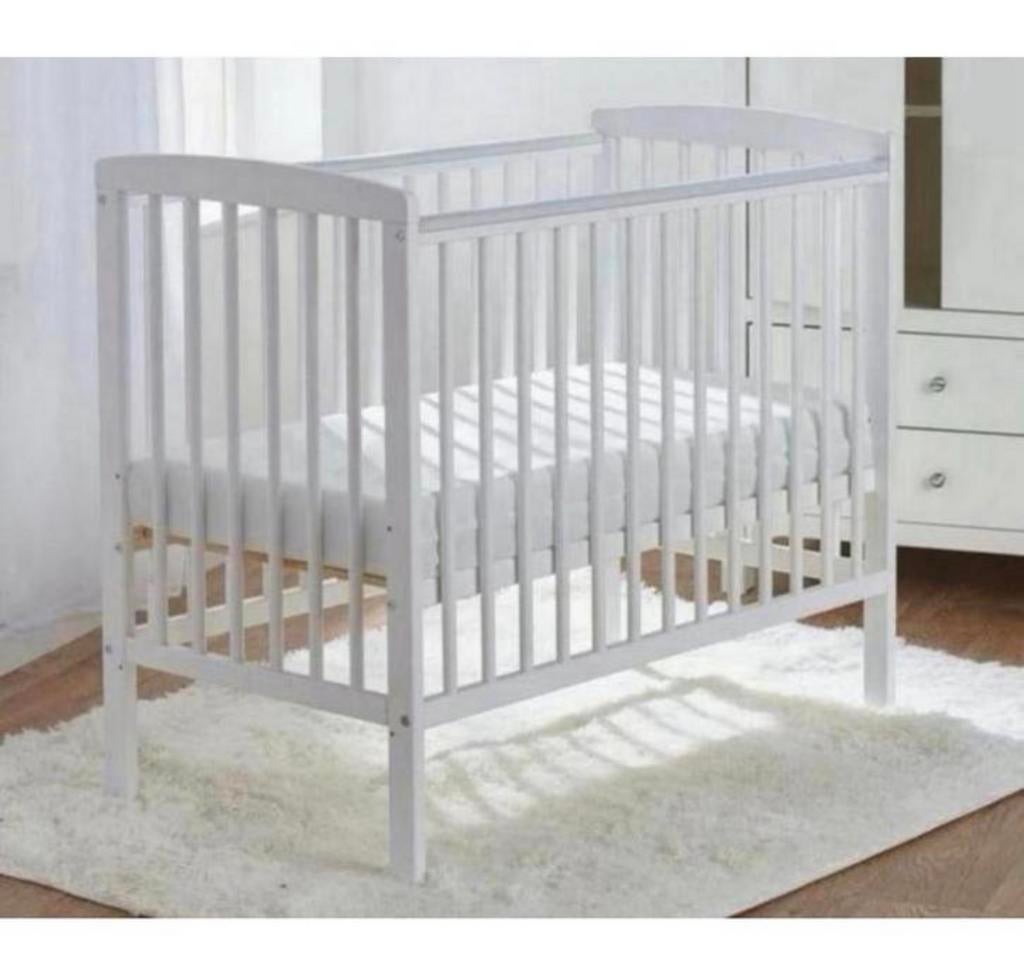 Lit de bébé Valley Sydney blanc + matelas, lit bébé, nouveau, Enfants & Bébés, Enlèvement ou Envoi, Neuf, Lit