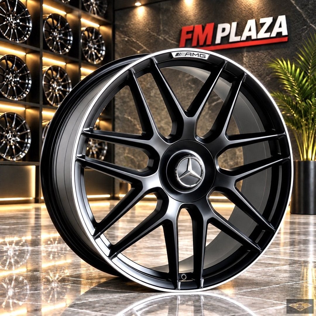 20 inch 5x112 Mercedes GLC (AMG Look Satijn) Breedset Velgen, Auto-onderdelen, Velg(en), -, -, Nieuw