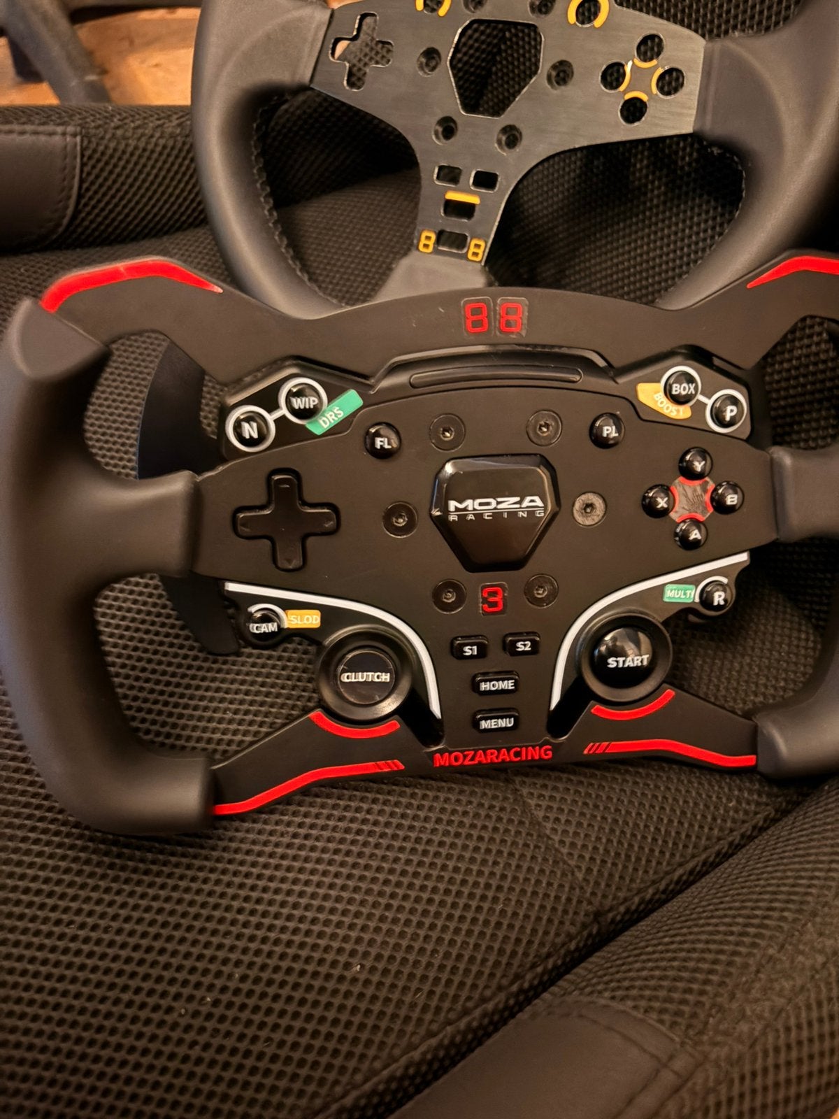 Moza racing stuur met de f1 mod, Games en Spelcomputers, Ophalen, Zo goed als nieuw