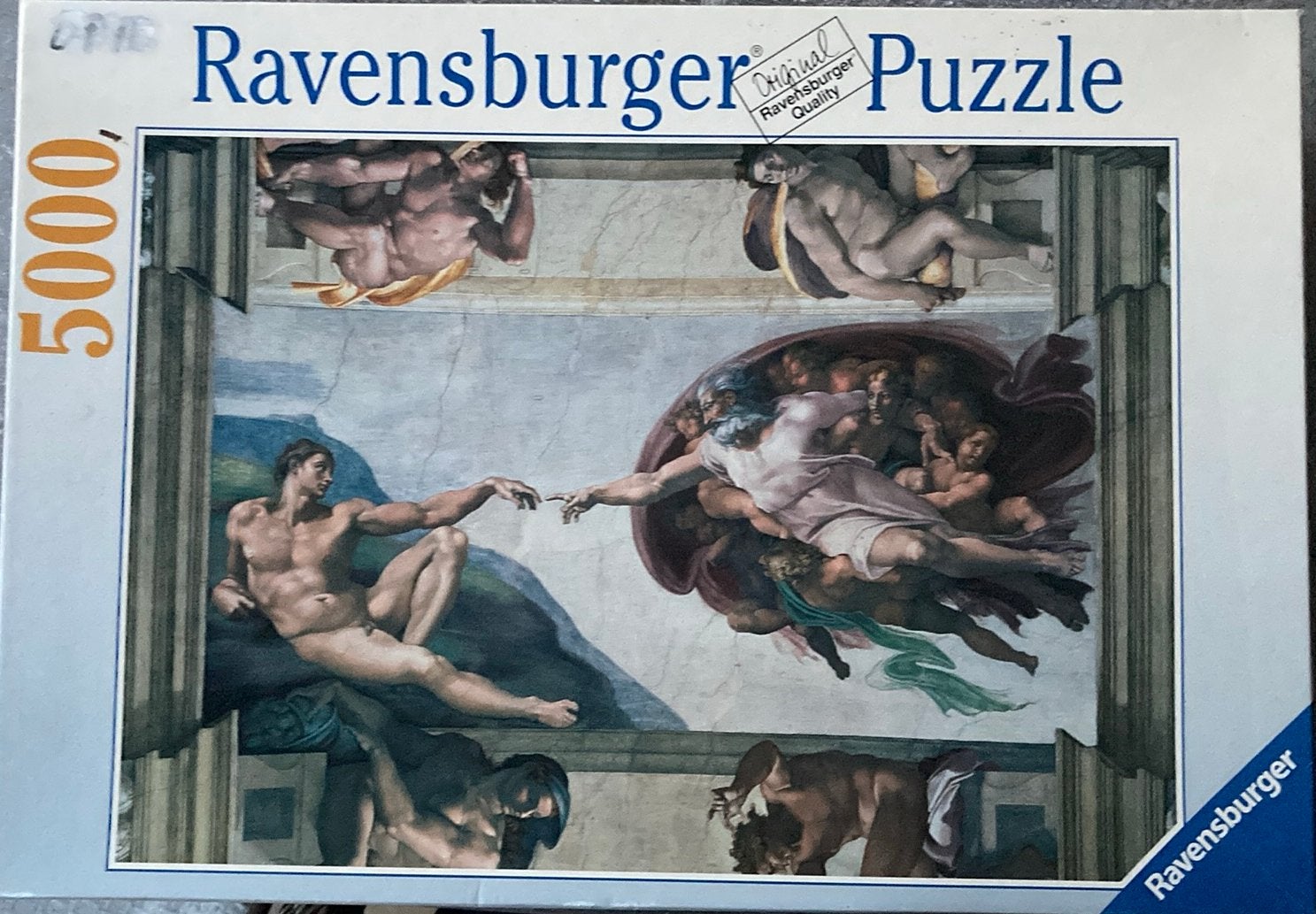 Vintage Ravensburger puzzel 5000 stukken, Ophalen, Zo goed als nieuw