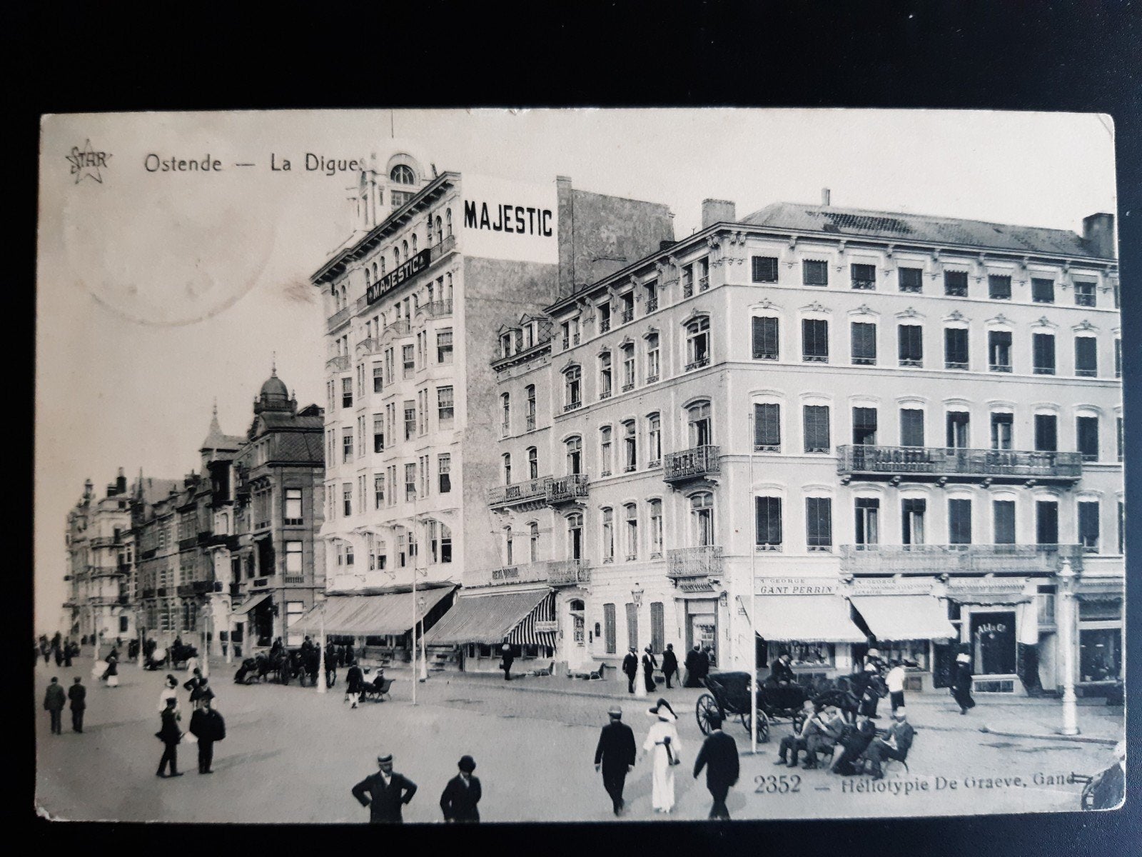 OOSTENDE OSTENDE le jour ZEEDIJK 1909, Enlèvement ou Envoi