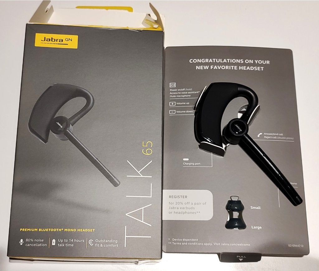 JABRA Talk 65 Draadloze oordopjes, Ophalen, Zwart, In gehoorgang (in-ear), Bluetooth
