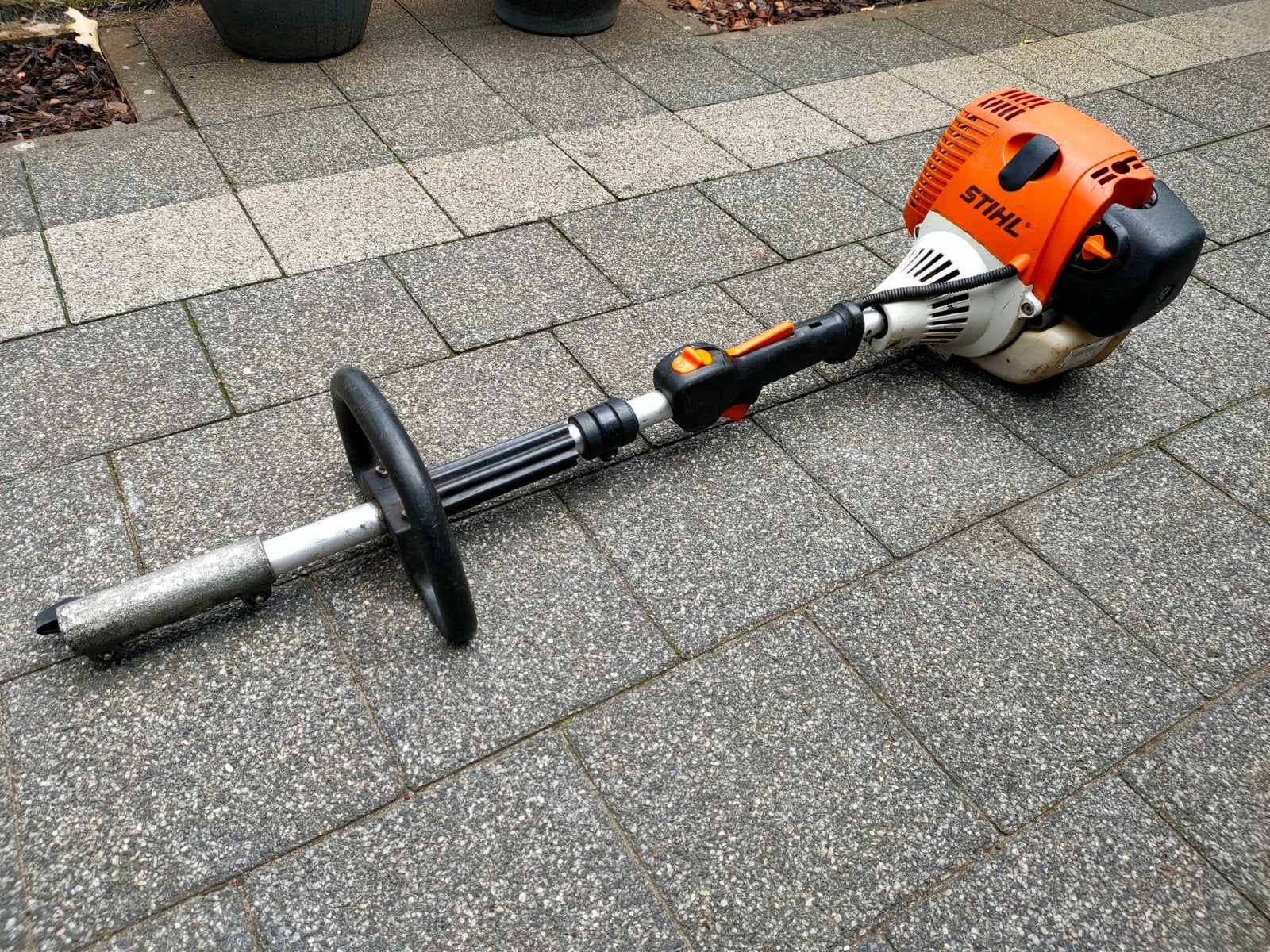 Stihl combi KM 130R. In perfecte staat., Jardin & Terrasse, Enlèvement, Comme neuf