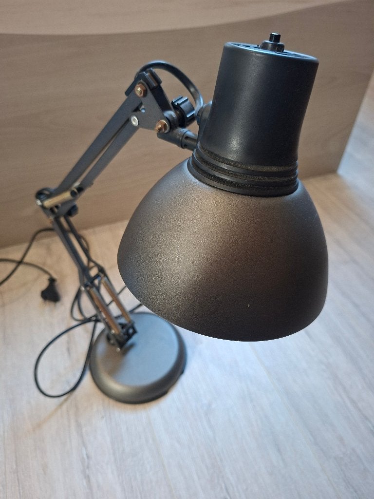 Vintage bureaulamp architectenlamp met trekveren, Ophalen, Bureaulamp, Vintage