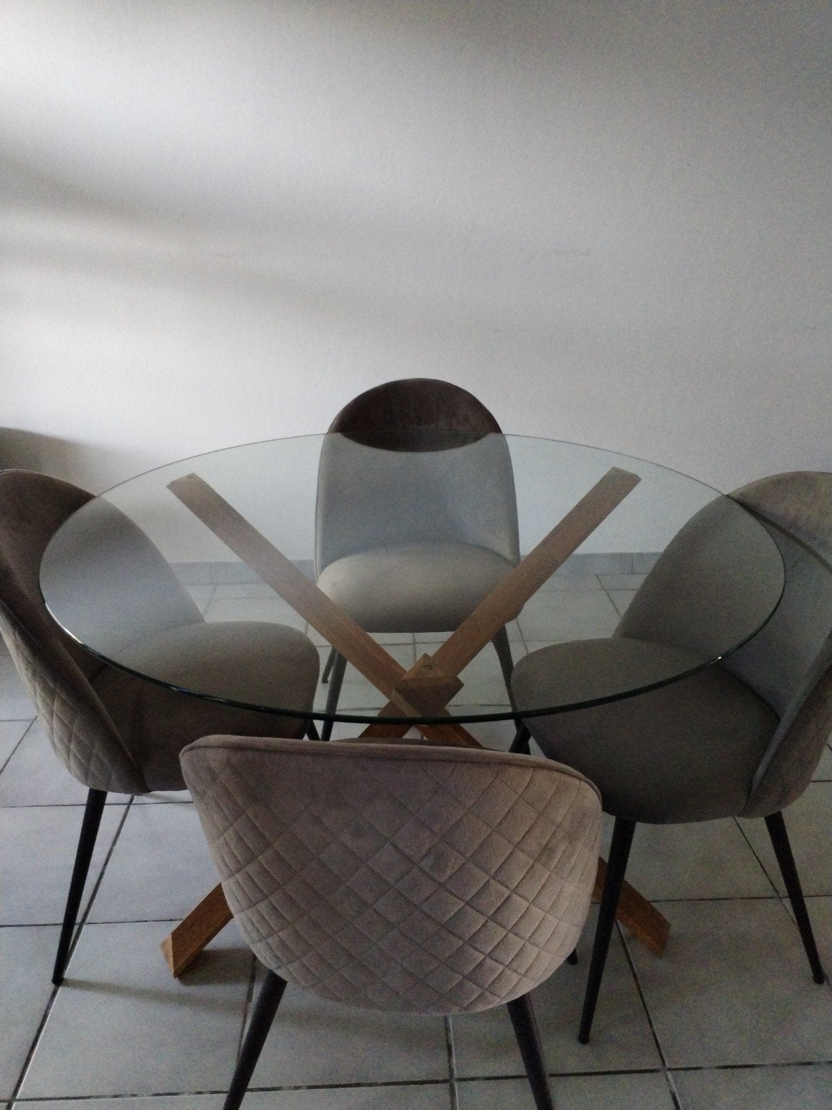 table à manger, Maison & Meubles, Chaises, Enlèvement, Quatre
