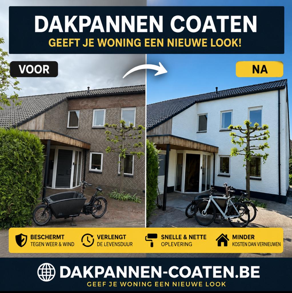 Dak reinigen en coaten, dakpannen, gevel en oprit als nieuw!, Garantie, Pannen