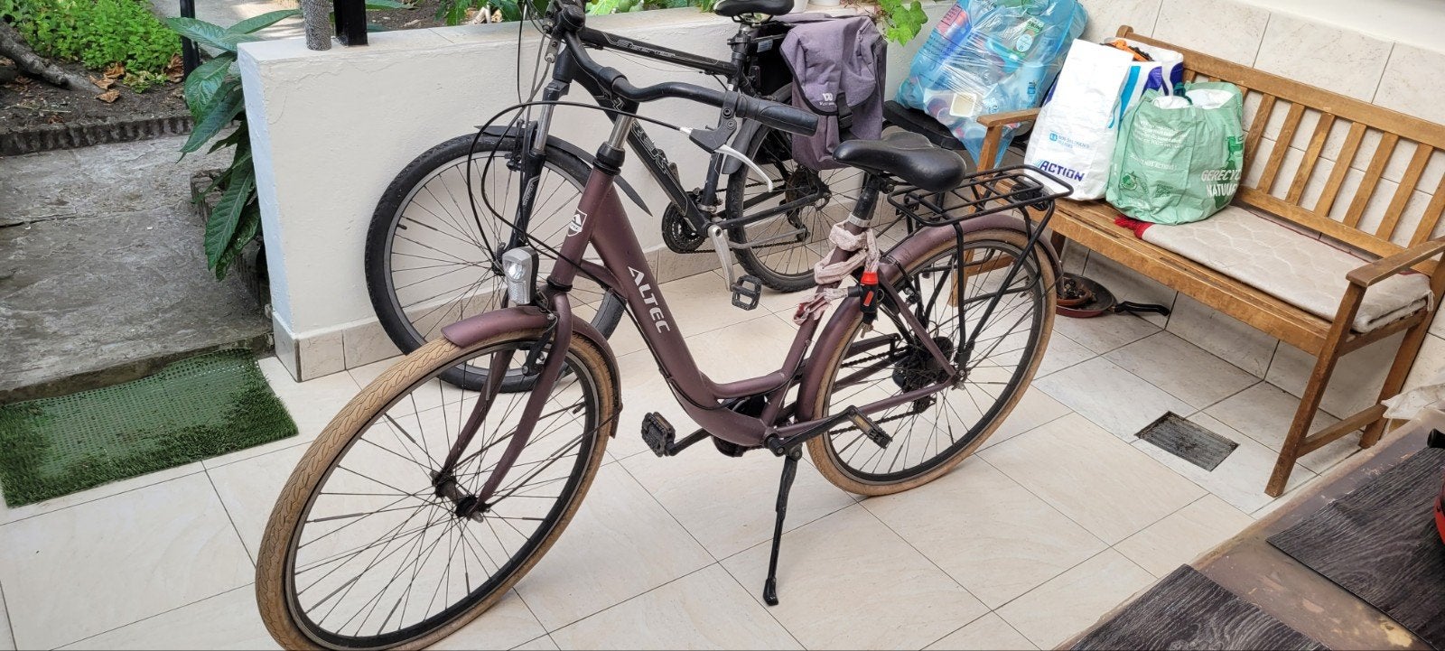 damesfiets, Fietsen en Brommers, Ophalen, Gebruikt, Dames