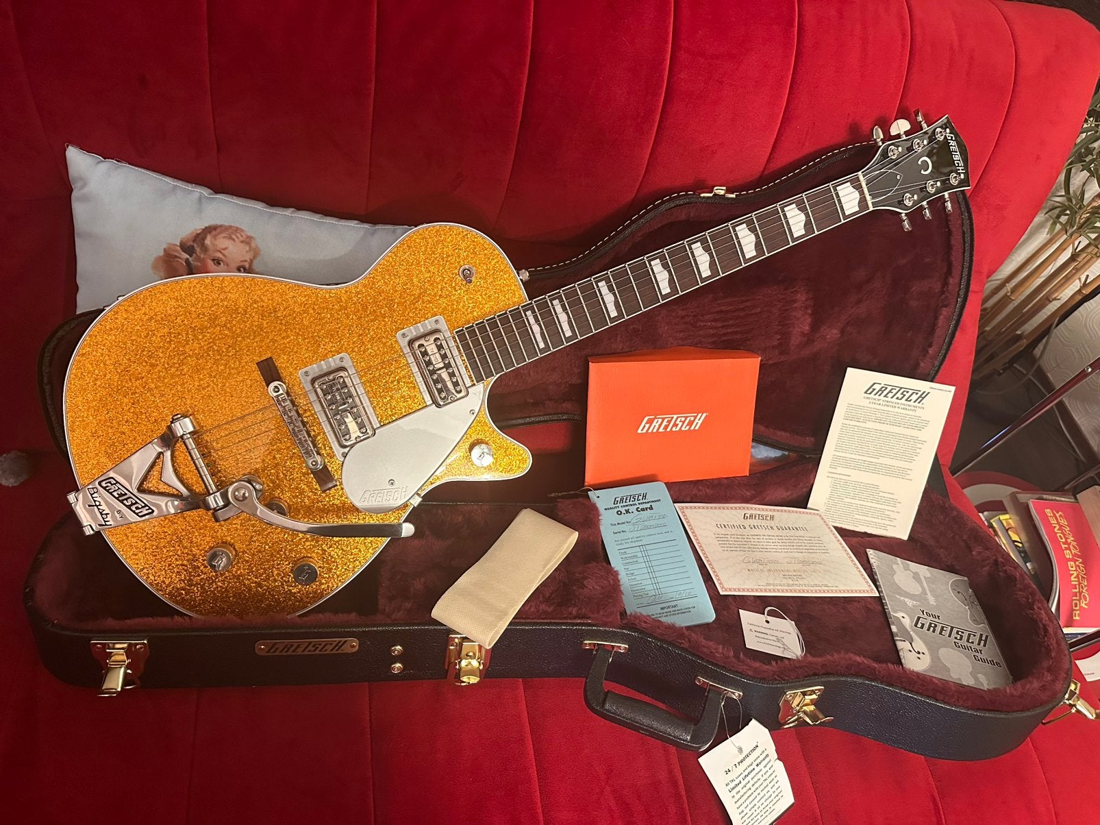 GIBSON GRETSCH FENDER ES345 JAZZMASTER ES-345 SPARKLE, Muziek en Instrumenten, Ophalen of Verzenden, Zo goed als nieuw, Fender