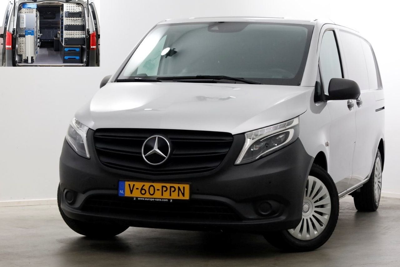 Mercedes-Benz Vito 114 CDI 136pk Compact 9G Automaat 2x Schu, Auto's, Mercedes-Benz, Bedrijf, Diesel, Parkeersensor