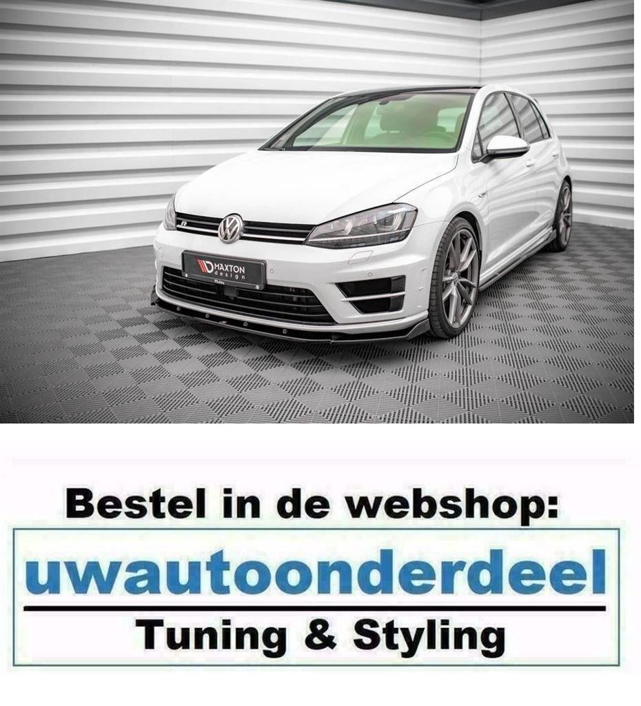 Maxton Design Spoiler Lip Splitter Geschikt Voor Vw Golf 7 R, Envoi