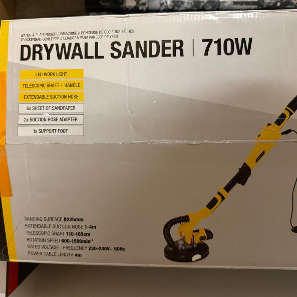 Ponceuse Powerplus - 710 W (lames de ponçage incluses), Enlèvement, Comme neuf, 600 à 1200 watts, Autres types