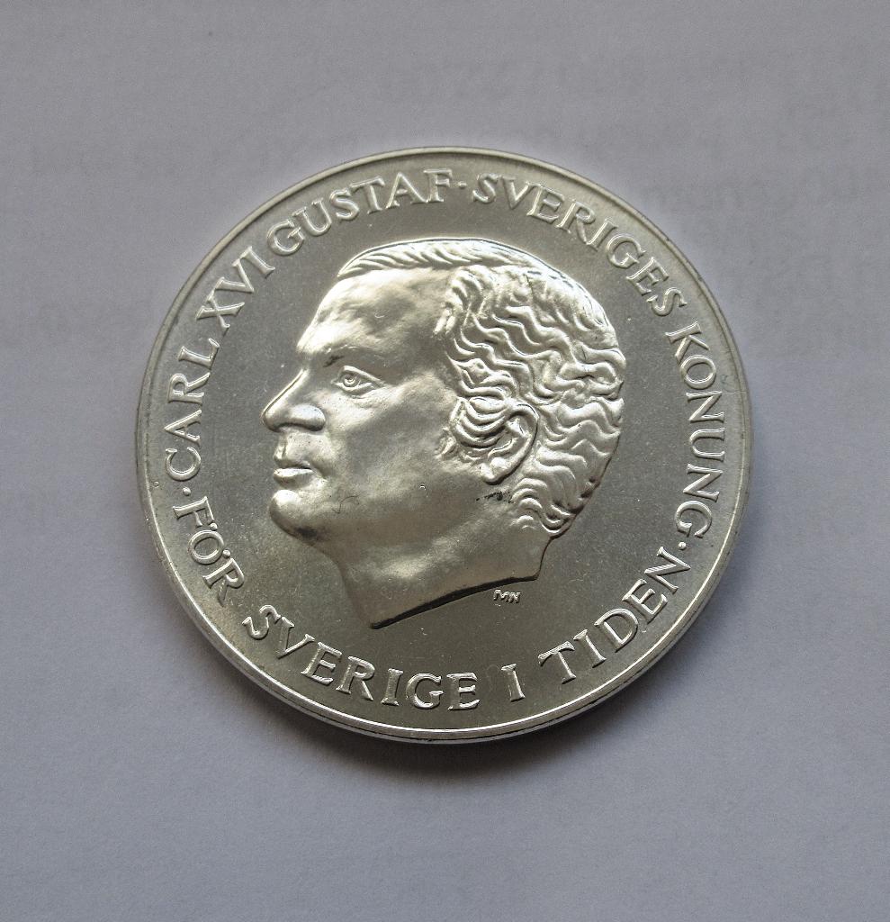 Suède, 200 couronnes, 1980, Timbres & Monnaies, Envoi, Argent
