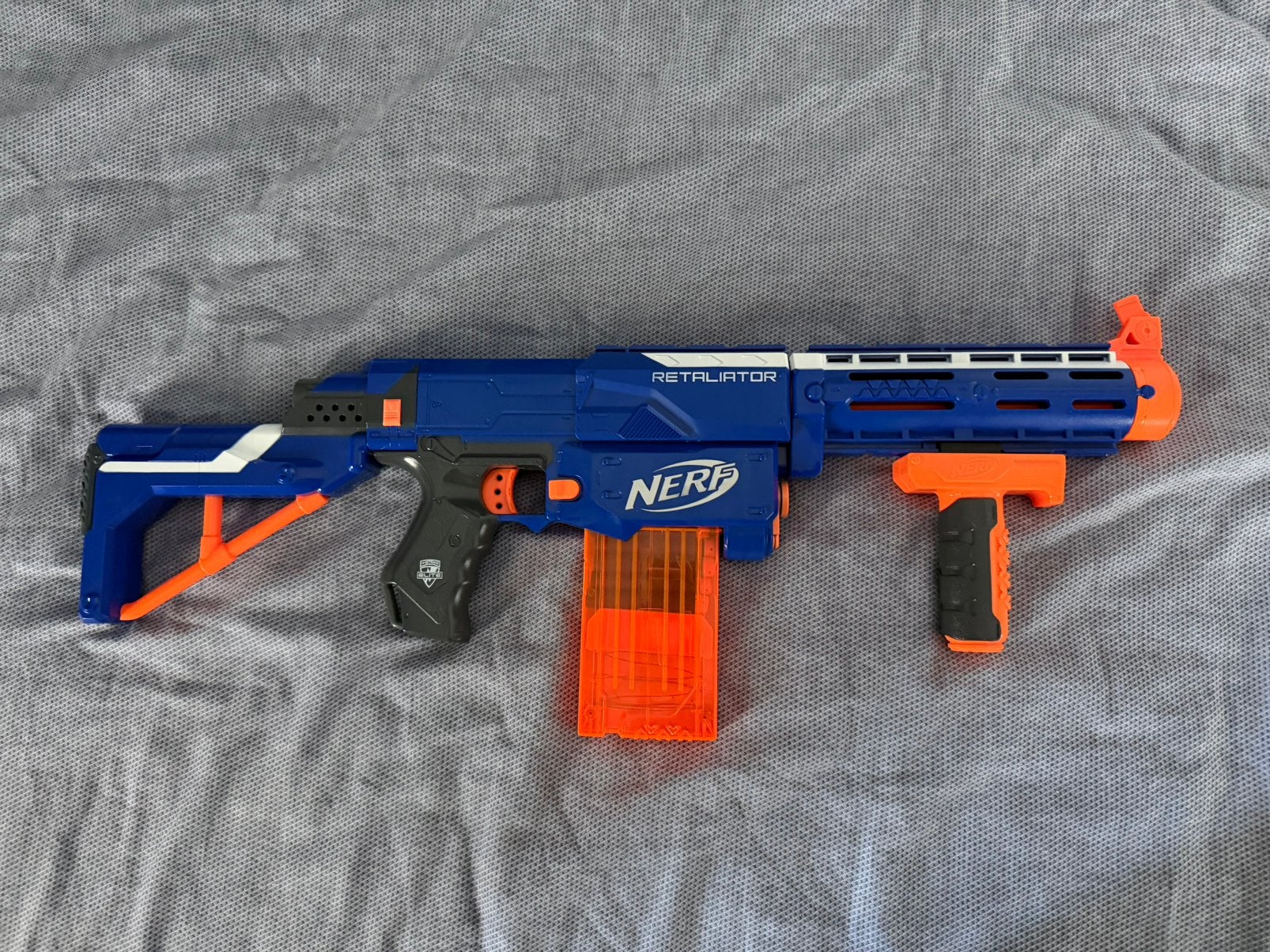 Nerf N-Strike Elite Retaliator Blaster, Ophalen, Zo goed als nieuw