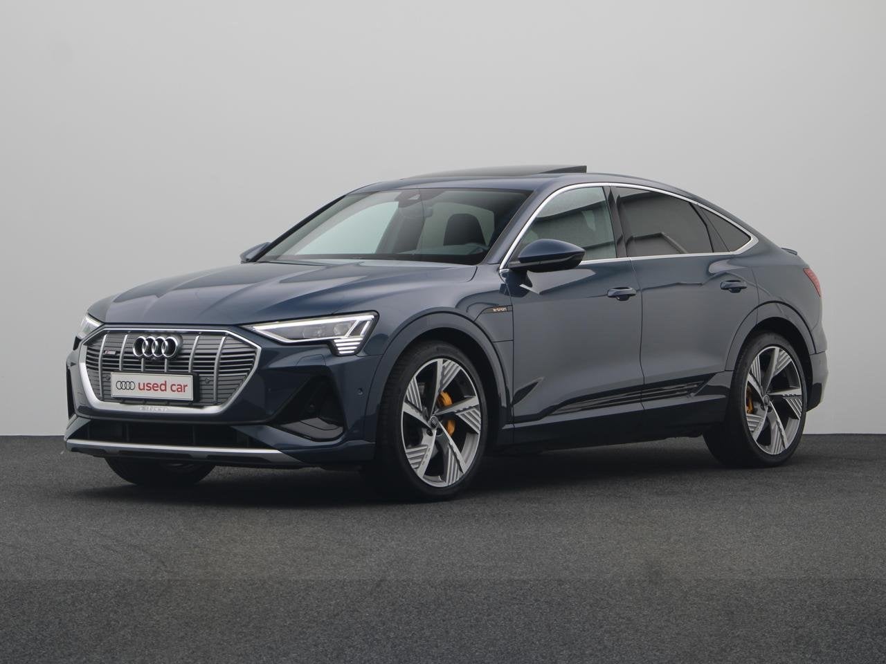 Audi e-tron Sportback 95 kWh 55 Sportback Quattro S-line, Auto's, Automaat, Blauw, Elektrisch, https://public.car-pass.be/vhr/8bf0329d-97cd-4b8f-b06c-ad70ff6d13c4