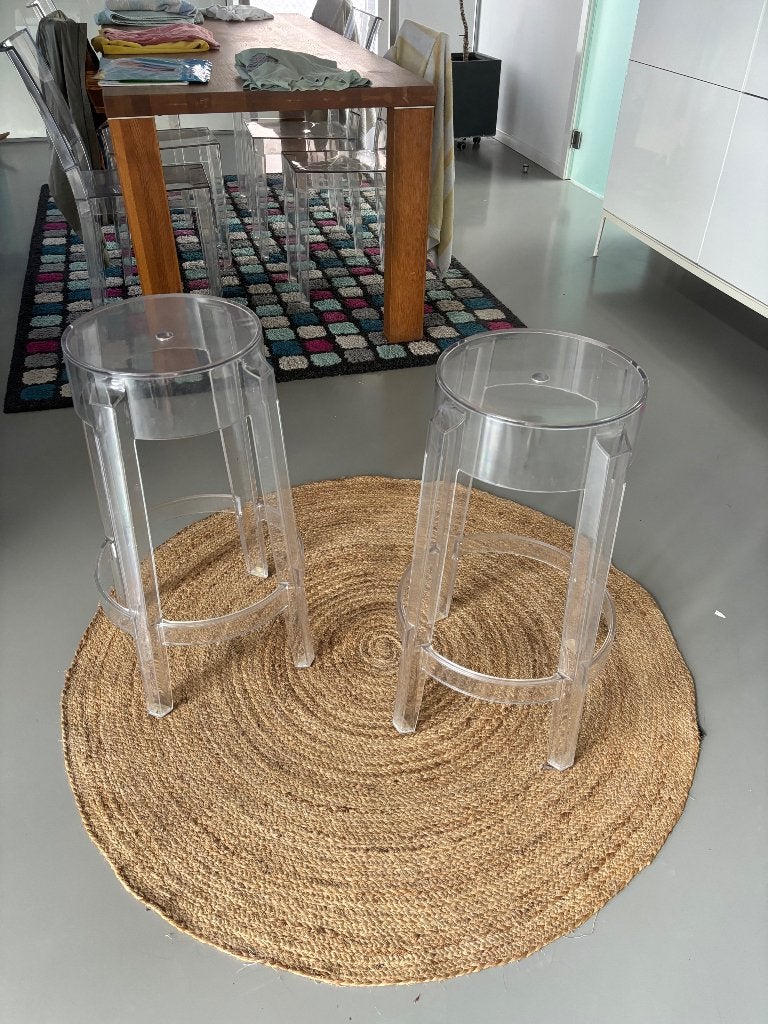 Tabourets Kartell, Maison & Meubles, Tabourets de bar, 2 tabourets, Synthétique, Enlèvement, Utilisé