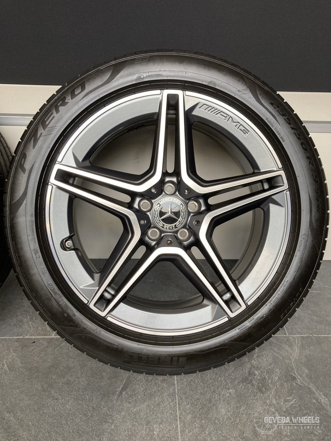 19” originele Mercedes GLA H247 GLB X247 AMG velgen + banden, Auto-onderdelen, 19 inch, Gebruikt, -, -