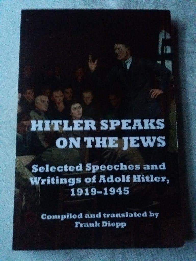 boek hitler spaeks on the jews, Ophalen, Frank diepp, Zo goed als nieuw, Voor 1940