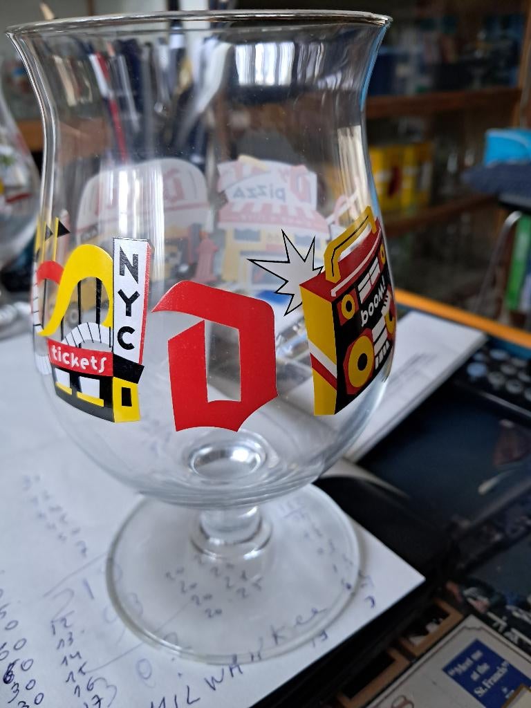 Duvel  glas NYC, Verzamelen, Ophalen of Verzenden, Nieuw