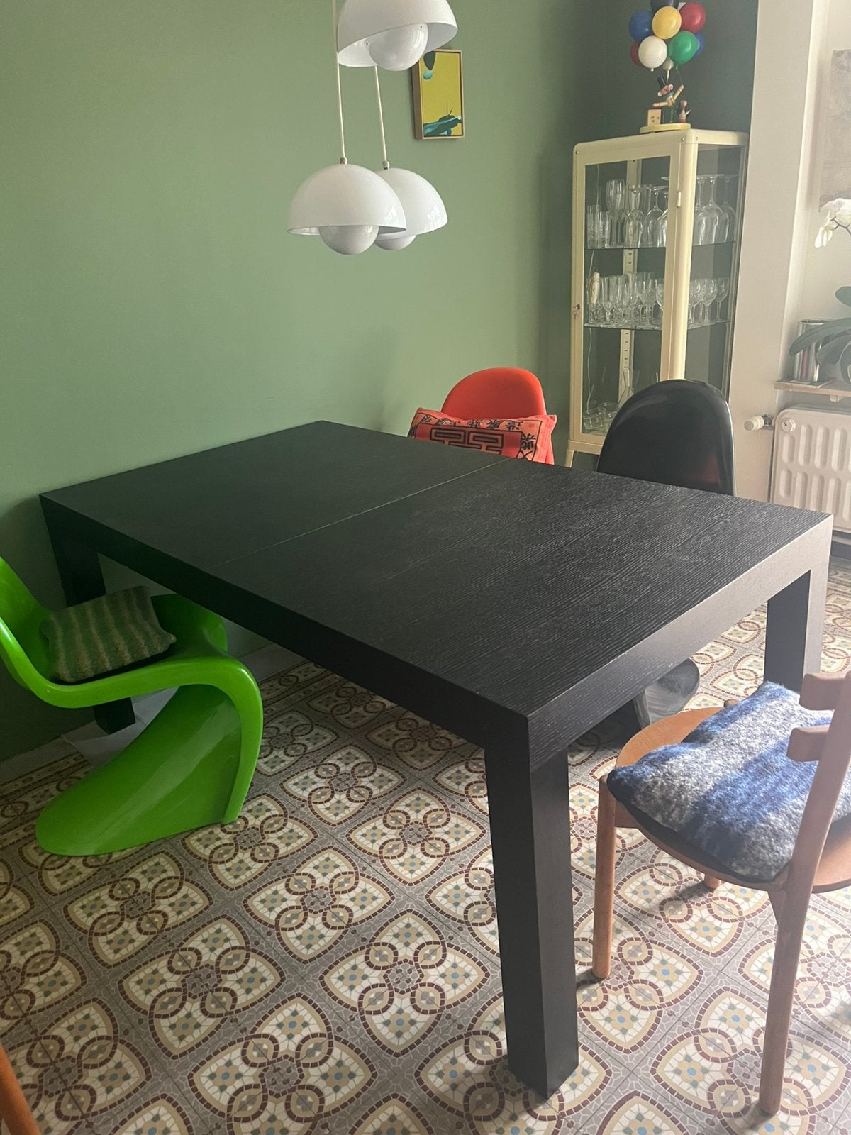 Table (6-12 personne, extensible)., Maison & Meubles, 100 à 150 cm, Cinq personnes ou plus, Enlèvement, Utilisé