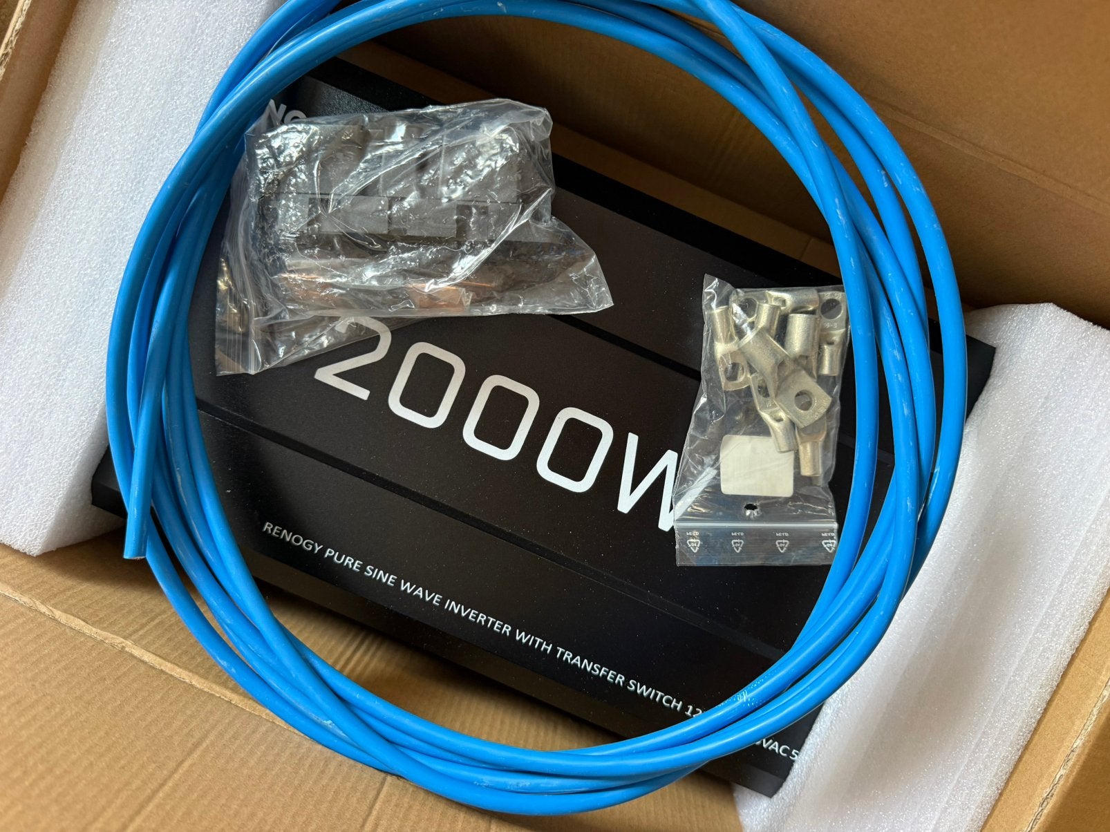 Renogy 2000W 12V-230V Onduleur Pur Sinus – Neuf, Neuf