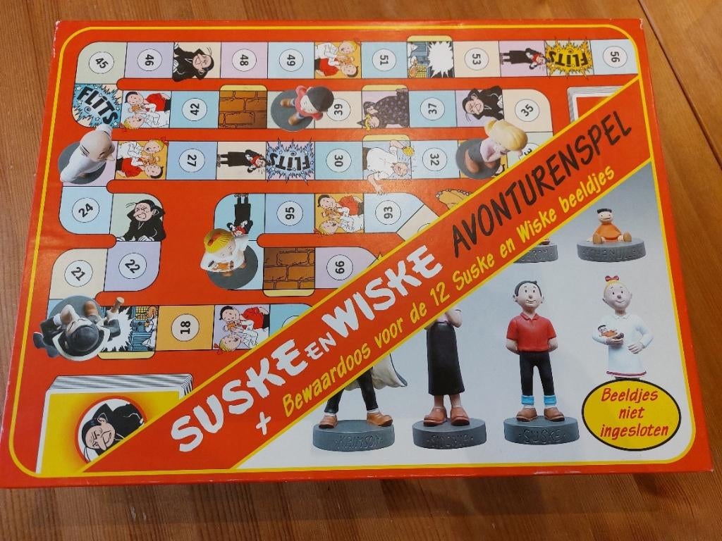 Suske & Wiske avonturenspel, Hobby en Vrije tijd, Vijf spelers of meer, Ophalen, Zo goed als nieuw, Merison Retail