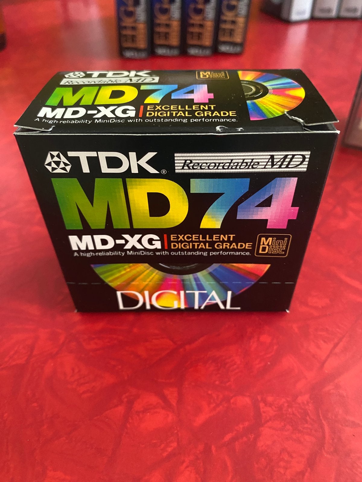 MiniDisc-set + opbergdoos, Audio, Tv en Foto, Ophalen of Verzenden
