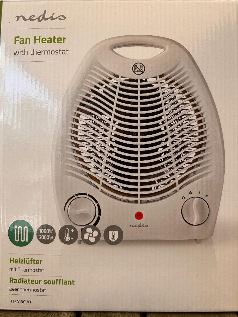 chauffage par ventilateur (mi-saison), Comme neuf, Enlèvement, Autres types, 800 watts ou plus