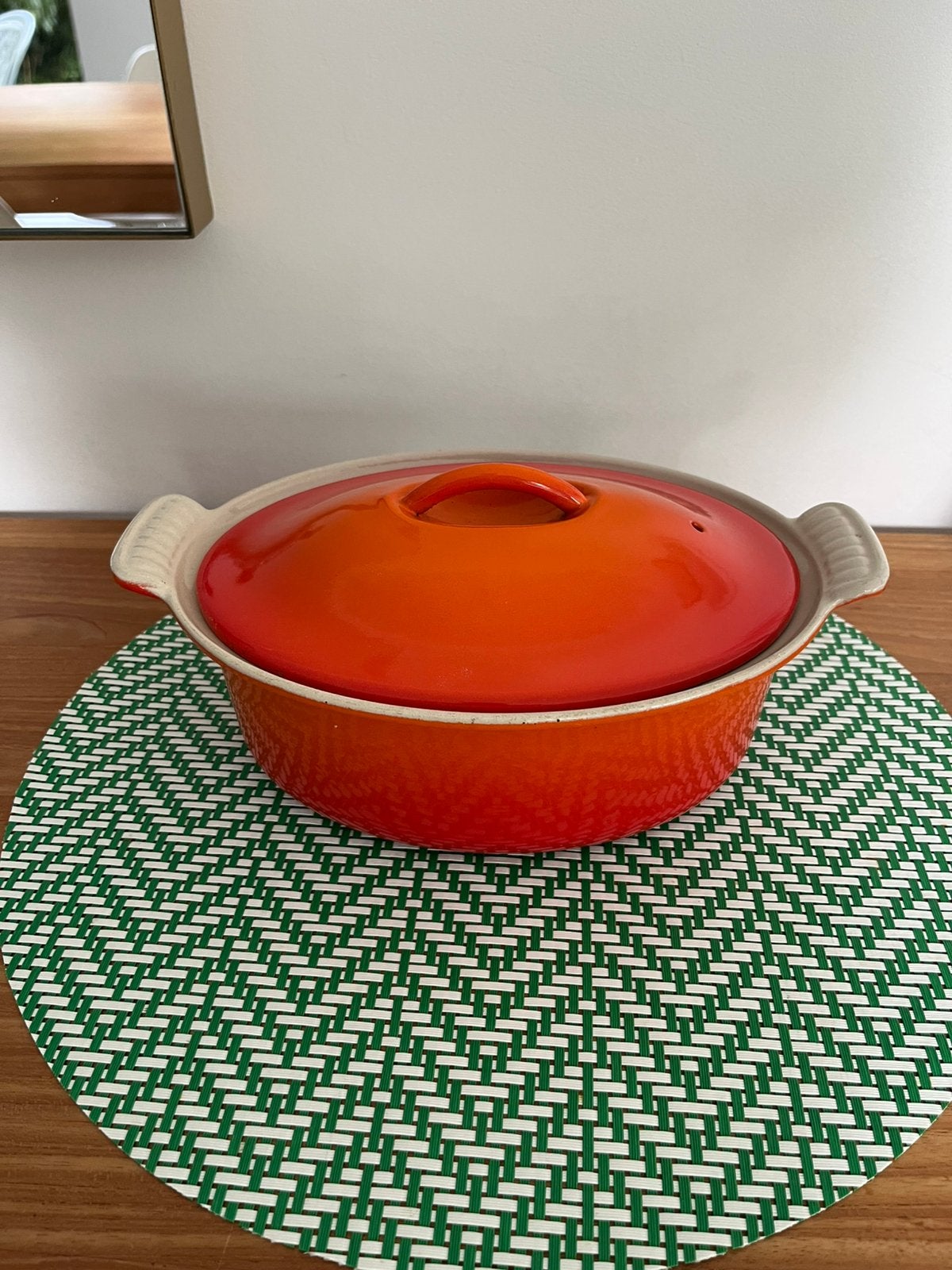 Cocotte LE CREUSET en fonte emaillee, Enlèvement ou Envoi, Le Creuset, Comme neuf, Cocotte