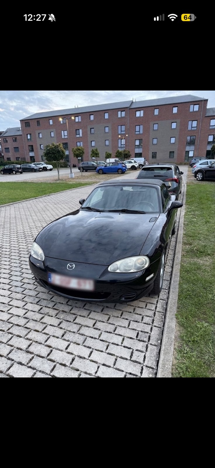 Mazda MX5 NBFL 115ch noir, Cuir, Achat, Boîte manuelle, Noir