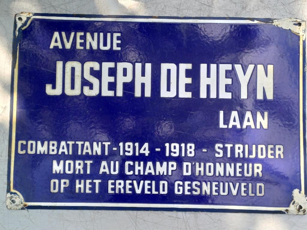 Plaque émaillée 1re et 2e guerre, Enlèvement ou Envoi, Utilisé