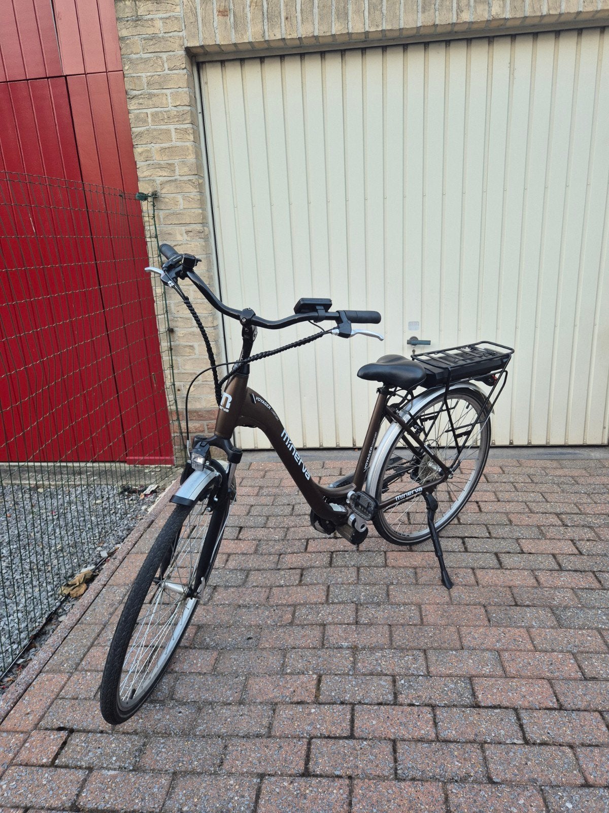 Elektrische fiets (by. Minerva), Gebruikt, 47 tot 51 cm, 50 km per accu of meer, Ophalen