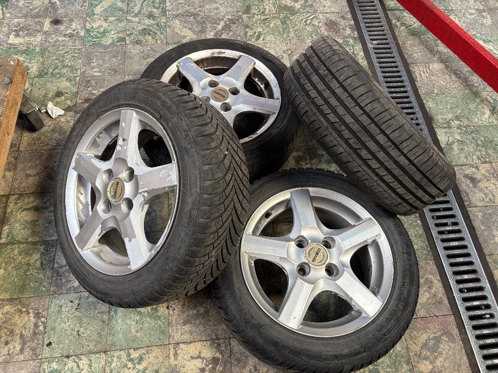 4 JANTES ALU 15", RUE BRIGADE PIRON 307, Enlèvement, Utilisé, Garage_bila@yahoo.fr