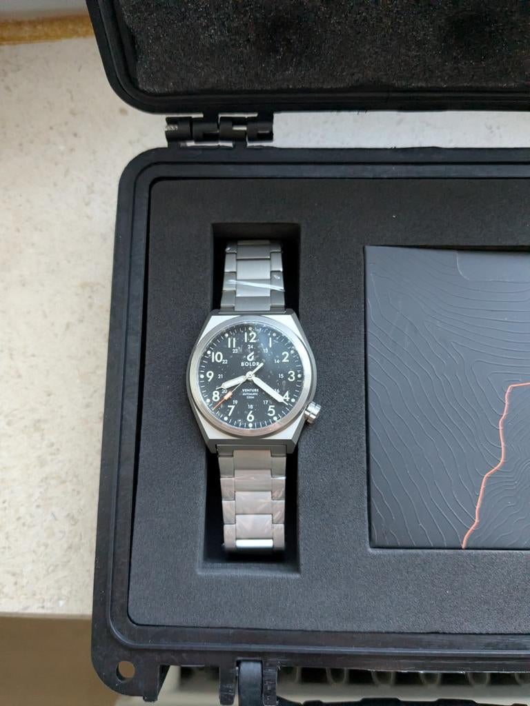 Boldr Venture titanium met titanium bracelet, Ophalen