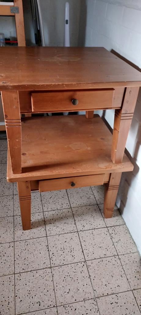Tafeltje grenen 2 stuks, Huis en Inrichting, Ophalen