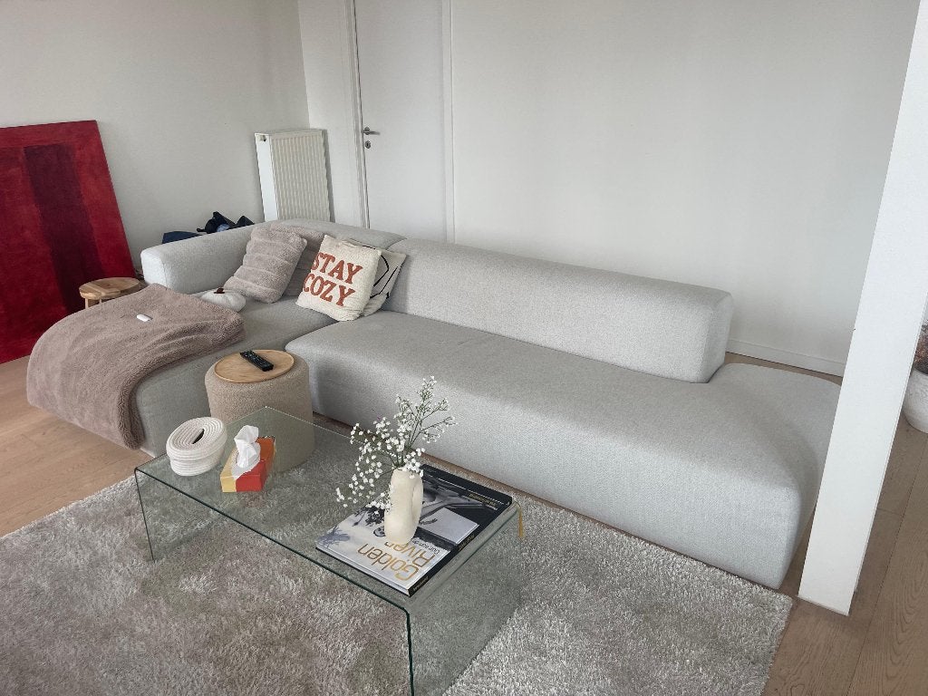 ZETEL TE KOOP, Huis en Inrichting, Ophalen, Gebruikt, Stof, DESIGN, BEIGE, WIT, STOF