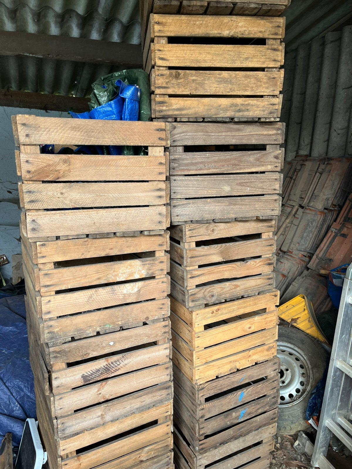 Caisse bois, 35 à 50 cm, Enlèvement, Utilisé, Autres types