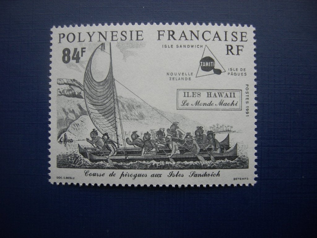 Polynesië, Yvert 380, Verzenden, Postfris